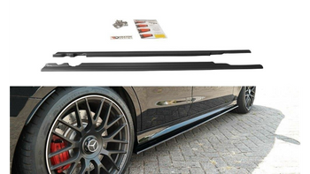 Diffuser Mercedes-Benz C S205 63AMG Side Skirts v.1 Gloss Black