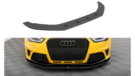 Splitter Audi RS4 B8 Front Pro Black-Red