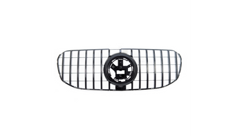Grill Mercedes-Benz GLS X167 GT Gloss Black Camera