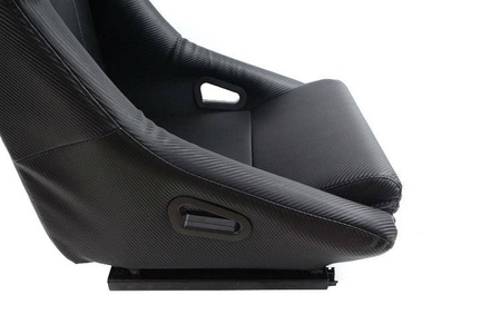 Fotel sportowy SIGMA Carbon Czarny USZKODZONY