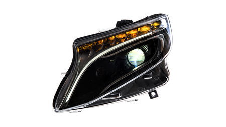 Headlights Black suitable for MERCEDES V-Class (W447) Pre-Facelift 2016-2023