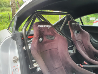 Rollbar skręcana pół klatka Audi TT 8n Quattro Red