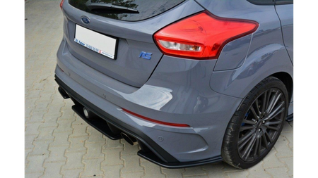 Splitter Ford Focus III RS Tył Boczne Gloss Black