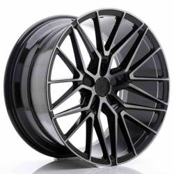 JR Wheels JR38 20x10 ET35-45 5H BLANK Black Brushed w/Tinted Face