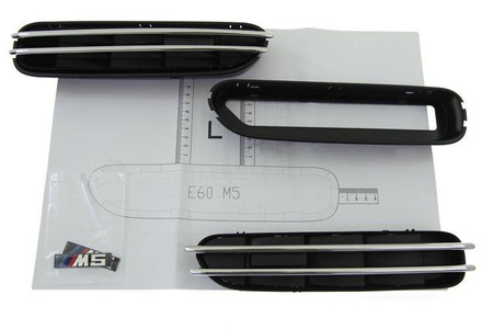 Side grill BMW M5 Chrome
