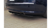 Splitter Audi S8 D3 Rear Central with vertical bars Gloss Black