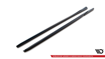 Diffuser Audi A3 8V Facelift S-Line Side Skirts Gloss Black