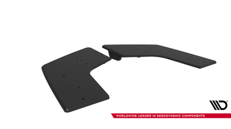 Splitter Mitsubishi Lancer EVO X Tył Boczne Street Pro Black-Red