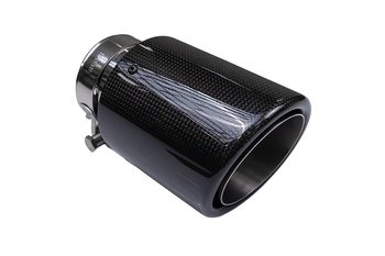 Exhaust 101mm Inlet 70mm Carbon Gloss