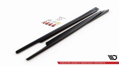 Diffuser Opel Astra GTC OPC-Line J Side Skirts Gloss Black
