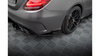 Splitter Mercedes-Benz C W205 C63 Facelift Tył Boczne Street Pro Black + Gloss Flaps