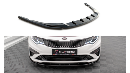 Splitter Kia Optima IV Facelift przód v.2 Gloss Black