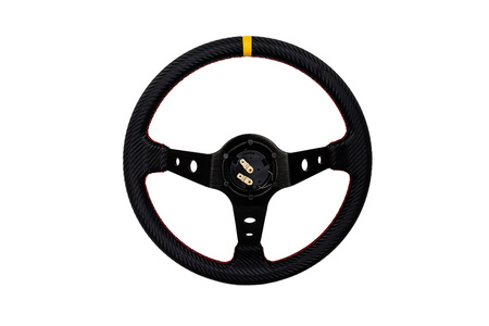 Steering wheel Pro 350mm offset:80mm Carbon Yellow