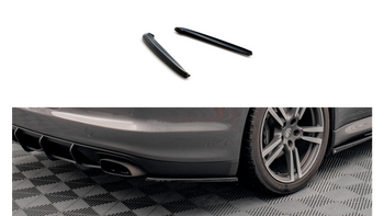 Splitter Porsche Panamera Panamera Diesel 970 Tył Boczne Gloss Black