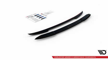 Spoiler Cap Audi A4 B9 Avant v.2 Gloss Black