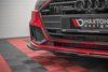 Splitter Audi A7 C8 S-Line Front v.1 Gloss Black