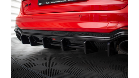 Dokładka Audi RS4 B9 Avant Zderzak Tył Gloss Black