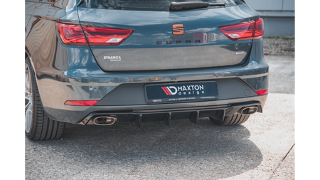 Diffuser Seat Leon Cupra I STII Facelift Rear Valance v.2 Gloss Black