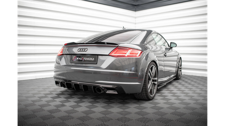 Dokładka Audi TT 8S S-Line Zderzak Tył Gloss Black