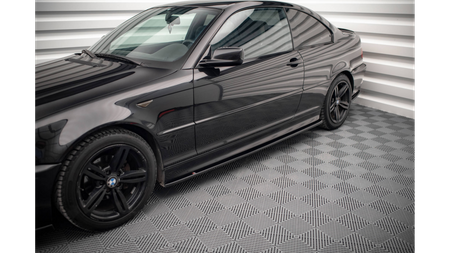 Dokładka BMW 3 E46 M-Pack Progi v.2 Gloss Black