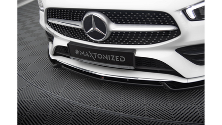 Splitter Mercedes-Benz CLA A35 AMG C118 Front v.2 Gloss Black