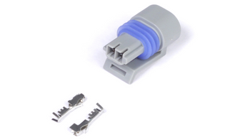 Delphi style 2-pin GM air temperature connector (Gray). - plugs and pins
