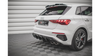 Diffuser Audi S3 8Y Rear Valance Gloss Black