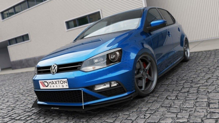 Splitter Volkswagen Polo V Facelift GTI przód Racing ze skrzydłami