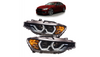 Lights BMW 3 F30 F31 Facelift Front DRL Black