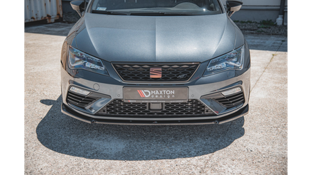 Splitter Seat Leon Cupra FR III Facelift przód v.6 Gloss Black