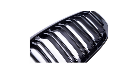 Grill BMW 3 E92 E93 podwójne żeberka Gloss Black