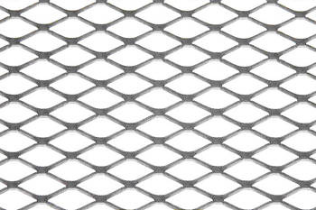 ALU mesh grill Diamond Silver 120x40cm 12x7mm