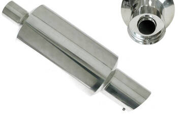 Rear Muffler TurboWorks 105mm inlet 63,5mm