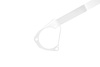Front upper strut bar Subaru BRZ White