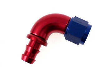 One Piece Forged Push-On Hose End 90deg AN6