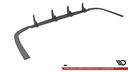 Diffuser Volkswagen Caddy Maxi V Rear Street Pro Black-Red