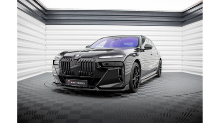 Splitter BMW 7 G70 M-Pack przód v.2 Gloss Black