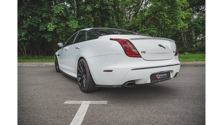 Splitter Jaguar XJ X351 Tył Boczne Gloss Black