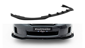 Splitter Subaru Impreza WRX STI Mk3 Facelift Przód Street Pro Black + Gloss Flaps