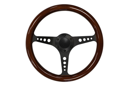 Steering wheel 350mm Wood Black