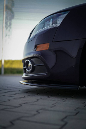 Front Splitter Audi A6 S-Line C6 FL  - Gloss Black