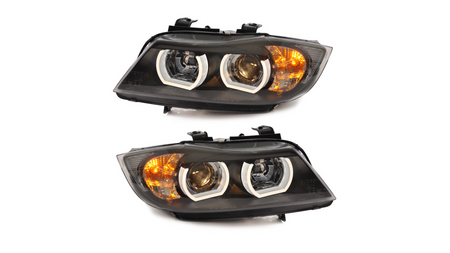 Lampy BMW 3 E90 E91 Przód Black