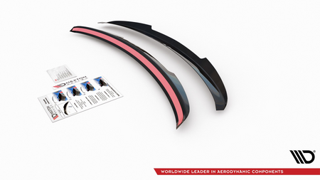 Spoiler Cap Audi A6 C8 Gloss Black