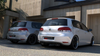 Diffuser Volkswagen Golf VI Rear dual Tips Gloss Black