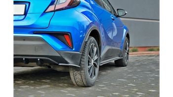 Splitter Toyota C-HR Rear Side Gloss Black