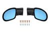 Mirrors Uniwersalne M3 Look Sport ABS Black Manual Blue Glass