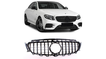 Grill Mercedes-Benz E W213 S213 A238 C238 GT Gloss Black