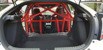 Bolt-in Half Roll Cage Honda Civic X Type R Red