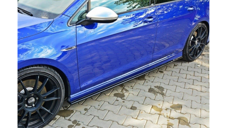 Diffuser Volkswagen Golf 7 R Side Skirts v.1 Gloss Black