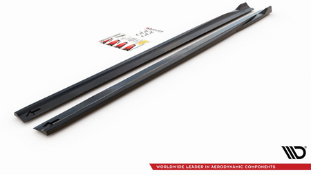 Diffuser Mercedes-Benz A W177 A45S Side Skirts Gloss Black